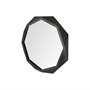 69028 - Aramis I 32" Octagon Black Wood Frame Wall Mirror
