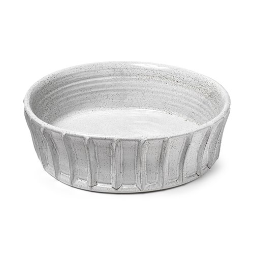 68904 - Silone (Large) 16L x 16W White Ceramic Bowl