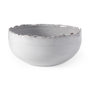 68909 - Larsen 13L x 13W White Ceramic Large Decorative Bowl