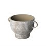 68911 - Deya Small Rustic Brown Ceramic Vase 