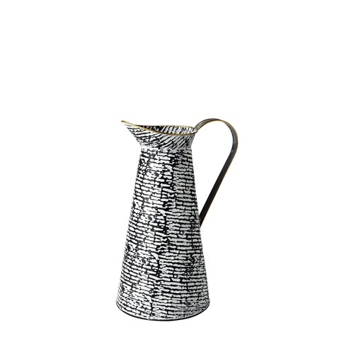 68787 - Colette Small Black/White Patterned Vase