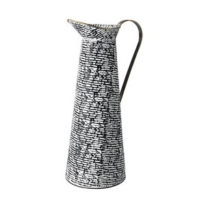 Colette Large Black/White Patterned Vase