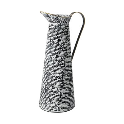 68788 - Colette Large Black/White Patterned Vase