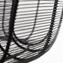 67308 - Camila (40"x31") Black Metal Mesh-Style Four Bulb Chandelier 