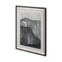 12809 - Rising Ridge I by Mercana Studio a Hand Embellished Textured Framed Art Print Matted under Glass