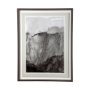 12810 - Rising Ridge II by Mercana Studio a Hand Embellished Textured Framed Art Print Matted under Glass