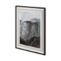 12810 - Rising Ridge II by Mercana Studio a Hand Embellished Textured Framed Art Print Matted under Glass
