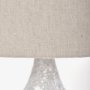 68341 - Harlan (30.5"H) Beige-Toned Fabric Shade Gray Concrete Base Table Lamp 