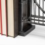 57157 - Suspension Set of 2 19L x 4W Brown Wrought Iron Suspension Bridge Bookends