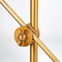 65225 - Fragon I (26"H) Gold-Tone Metal Adjustable Cone Shade Table Lamp 