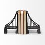 57157 - Suspension Set of 2 19L x 4W Brown Wrought Iron Suspension Bridge Bookends