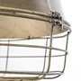 65131 - Tahla 14x 14.5 Gold Toned Metal Cage Pendant Light 