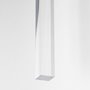 65245 - Santander II 6.5x22 Gold Metal and White Linen Shade Wall Sconce 