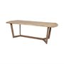 69031-AB - Denver 91.5x38 Rectangular Brown Solid Wood Top & Base Dining Table