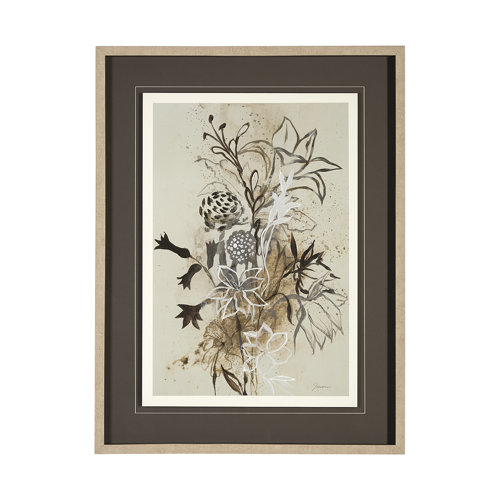 13325 - Rise & Shine I by Liz Jardine a Hand Embellished Textured Framed Art Print Matted under Glass