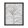 13327 - Olive Branch Countour I by Emma Scarvey Hand Embellished Textured Framed Art Print Matted under Glas