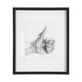 13332 - Hand Signs I by Jennifer Paxton Parker a Framed Art Print Matted under Glass