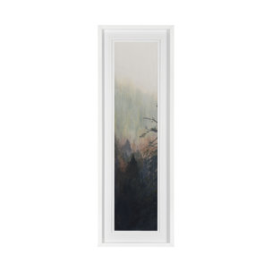 Pacific Northwest Panel IV by Sandra Lafrate Hand Embellished Framed Art Print Matted under Glass