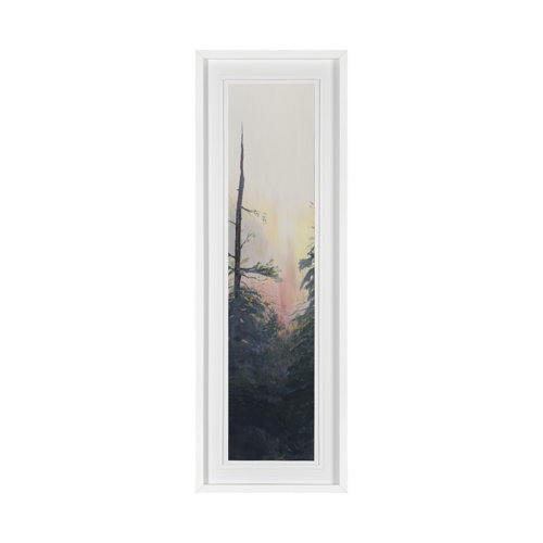 13343 - Pacific Northwest Panel V by Sandra Lafrate Hand Embellished Framed Art Print Matted under Glass