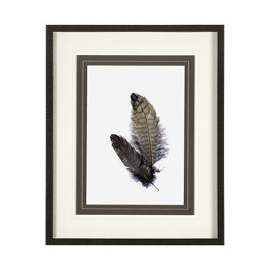Feathered Friends by Nancy Crowell a Framed Art Print Matted under Glass