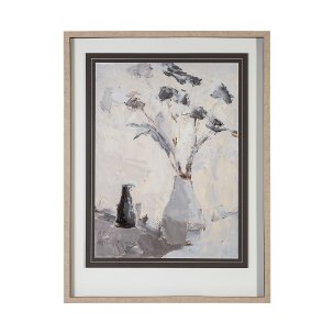 Still Life by Julie Devine a Hand Embellished Textured Framed Art Print Matted under Glass