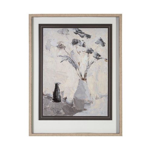 13387 - Still Life by Julie Devine a Hand Embellished Textured Framed Art Print Matted under Glass