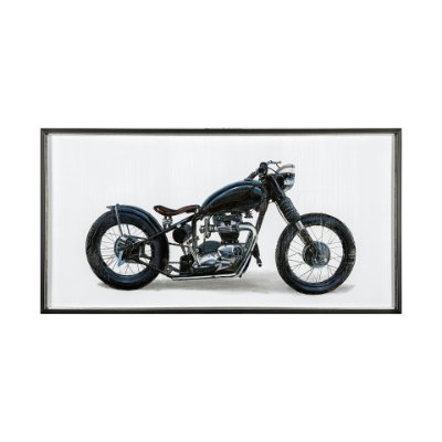 13414 - Lets Roll White I by James Wiens a Hand Embellished Textured Framed Art Print Matted under Glass