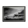 13445 - Moored at Sunset by Peter Adams a Hand Embellished Textured Framed Photo Art Print Matted under Glas