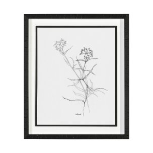Arrangement II by Hiraki a Framed Art Print Matted under Glass