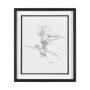 13451 - Arrangement III by Hiraki a Framed Art Print Matted under Glass