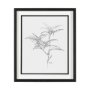 13452 - Arrangement IV by Hiraki a Framed Art Print Matted under Glass