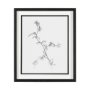 13453 - Arrangement V by Hiraki a Framed Art Print Matted under Glass