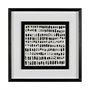 13455 - Mixed Signals I by June Erica Vess a Hand Embellished Textured Framed Art Print Matted under Glass