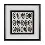 13456 - Mixed Signals II by June Erica Vess a Hand Embellished Textured Framed Art Print Matted under Glass
