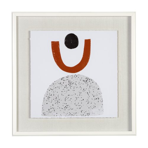13464 - Tota I by Victoria Borges a Hand Embellished Textured Framed Art Print Matted under Glass