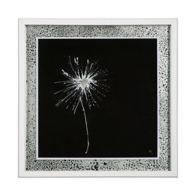 13473 - Flora II by Mercana Studio a Hand Embellished Textured Framed Art Print Matted under Glass