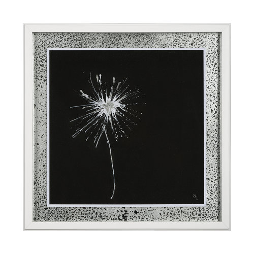 13473 - Flora II by Mercana Studio a Hand Embellished Textured Framed Art Print Matted under Glass