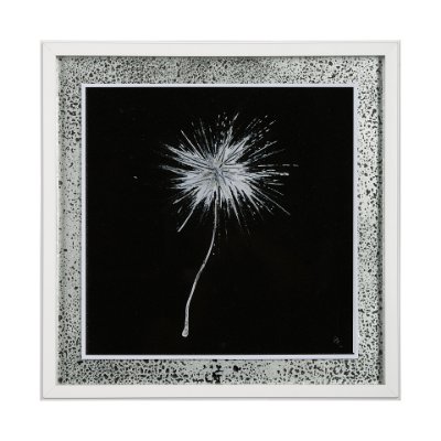 13474 - Flora III by Mercana Studio a Hand Embellished Textured Framed Art Print Matted under Glass