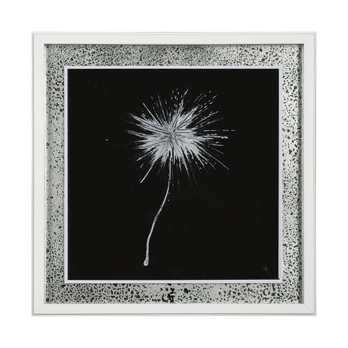 13474 - Flora III by Mercana Studio a Hand Embellished Textured Framed Art Print Matted under Glass