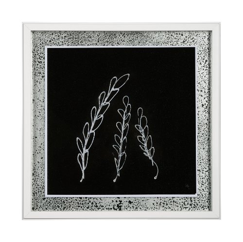 13475 - Flora IV by Mercana Studio a Hand Embellished Textured Framed Art Print Matted under Glass