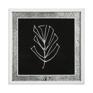 Flora V by Mercana Studio a Hand Embellished Textured Framed Art Print Matted under Glass