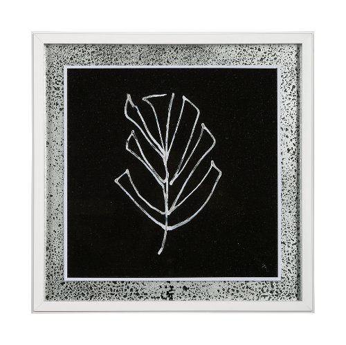 13476 - Flora V by Mercana Studio a Hand Embellished Textured Framed Art Print Matted under Glass