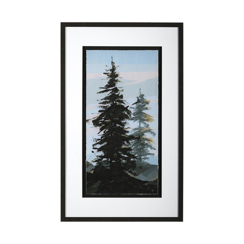 13481 - Guardian I by Jonathan Klassen a Hand Embellished Textured Framed Art Print Matted under Glass