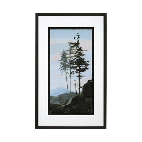 13482 - Guardian II by Jonathan Klassen a Hand Embellished Textured Framed Art Print Matted under Glass
