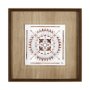 13489 - Sandpainting-Watercolor I by Mercana Studio Hand Embellished Framed Art Print Matted under Glass