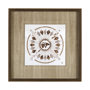 13490 - Sandpainting-Watercolor II by Mercana Studio Hand Embellished Framed Art Print Matted under Glass