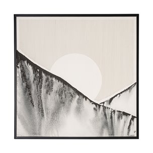 Sunrise S by Mercana Studio a Hand Embellished Textured Framed Canvas