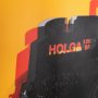 101731-L - Holga Hue by Urban Octopus a Hand Embellished Textured Canvas