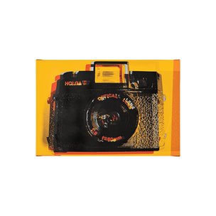 Holga Hue by Urban Octopus a Hand Embellished Textured Canvas
