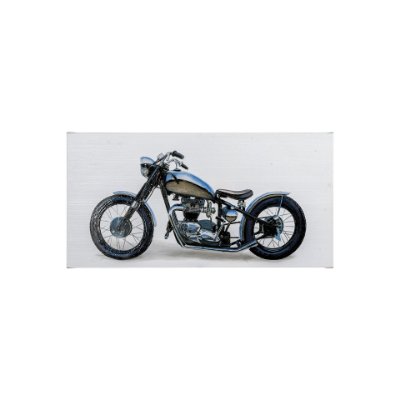 101734-S - Lets Roll II White by James Wiens a Hand Embellished Textured Canvas